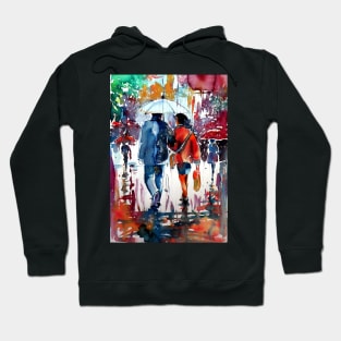 Walking in the rain Hoodie